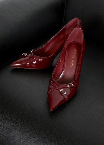 Le'BERDES Туфли лодочки бордовый з натуральная кожа, украина — демисезон (361019782)