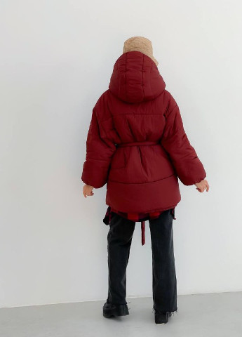 Коричневий зимній Пуховик аляска ZF inspire