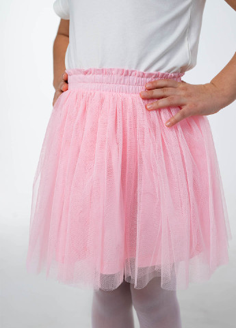 Розовая кэжуал однотонная юбка Vidoli клешированная