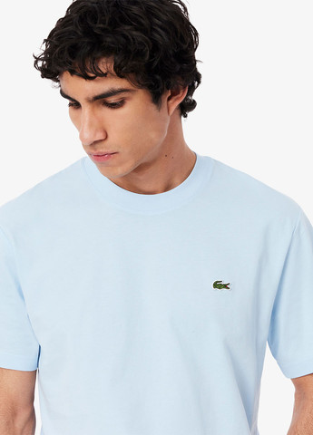 Голубая футболка Lacoste