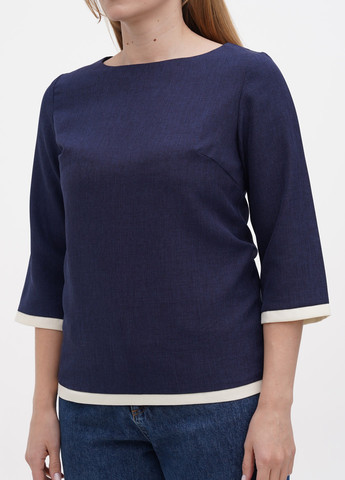 Тёмно-синяя блуза Laura Bettini