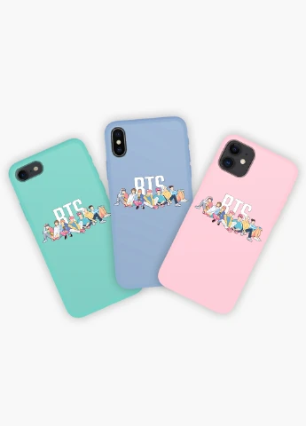 Чохол силіконовий Apple Iphone Xr БТС (BTS) (8225-1061) MobiPrint (219347238)