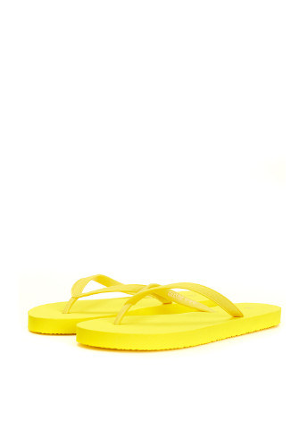 Желтые пляжные тапочки DeFacto