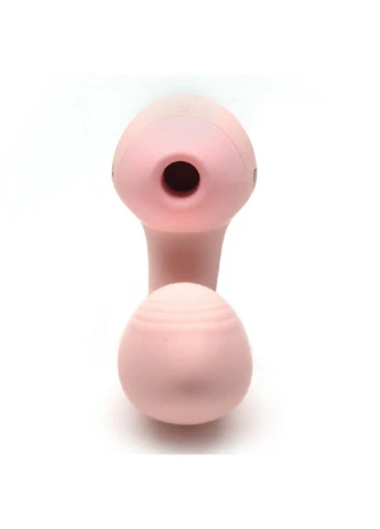 Вакуумний вібратор Tina Mini Light Pink, вагінально-кліторальний KisToy (254785257)