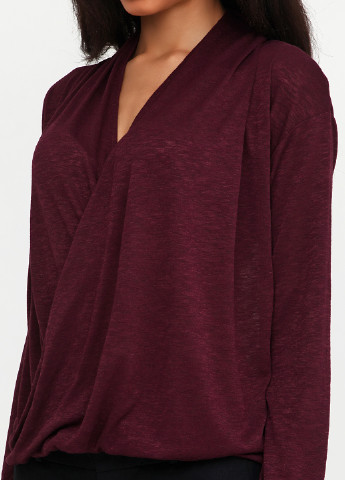 Сливовая блуза на запах Banana Republic