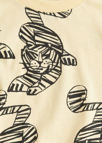 Світло-бежева літня футболка H&M