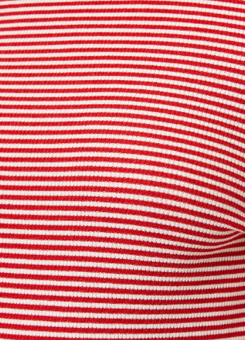 Красное кэжуал платье футляр KOTON в полоску