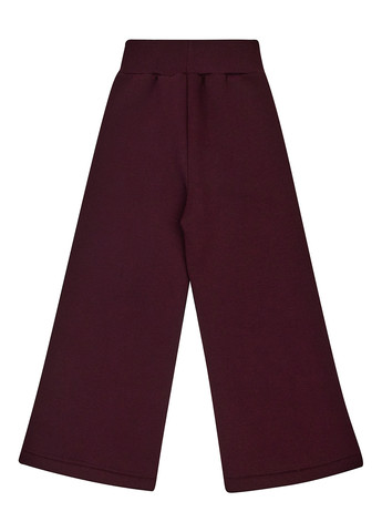 Бордовые спортивные зимние палаццо брюки Garnamama