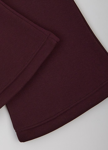 Бордовые спортивные зимние палаццо брюки Garnamama