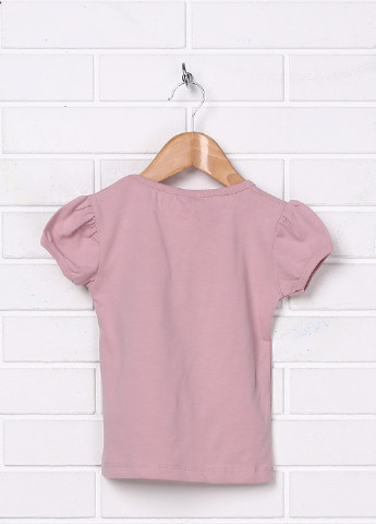 Фиолетовая летняя футболка с коротким рукавом Pampella