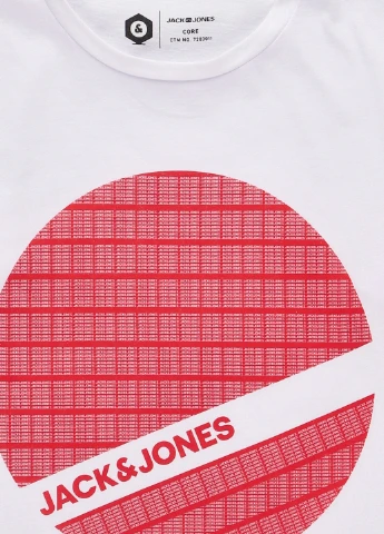 Біла футболка Jack & Jones