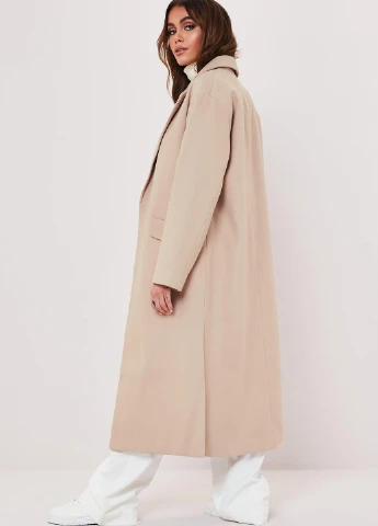 Бежевое демисезонное Пальто Missguided