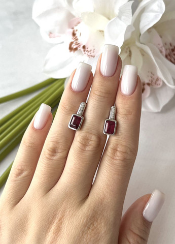 Сережки Silver Flame (276190782)