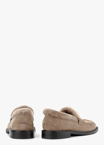 Le'BERDES Туфлі бежевий з натуральна замша, україна — зима (370483580)