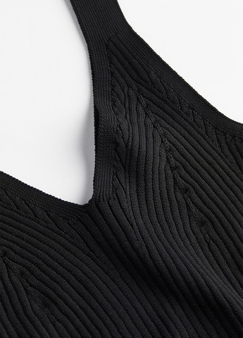 Чорна кежуал сукня силуетна H&M однотонна