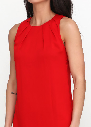 Красное кэжуал платье Zalando однотонное