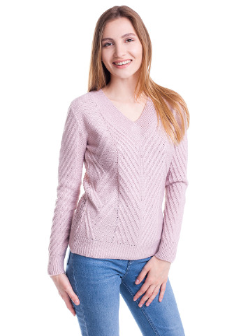 Пудровый демисезонный пуловер пуловер Bakhur