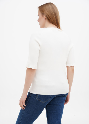 Білий демісезонний светр пуловер Boden