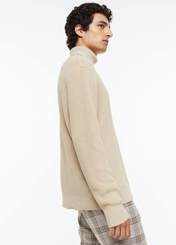 Світло-бежевий зимовий светр H&M