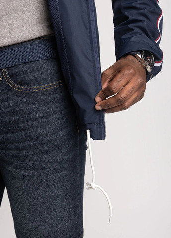 Темно-синя демісезонна вітровка U.S. Polo Assn.