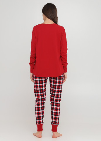 Красная всесезон пижама (реглан, брюки) реглан + брюки Sleepyheads