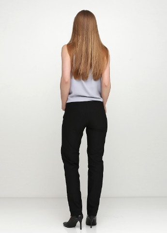 Черные кэжуал демисезонные прямые брюки Laurie