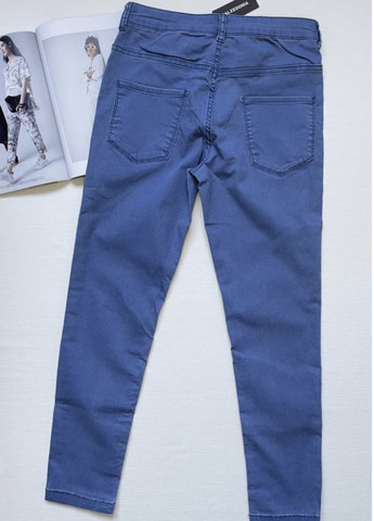 Синие демисезонные зауженные джинсы Fashion Forms