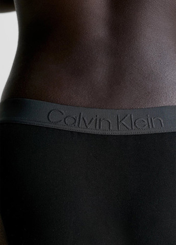 Черные купальные трусики с логотипом Calvin Klein