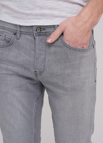 Серые демисезонные скинни джинсы Trend Collection
