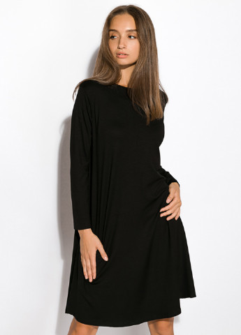 Чорна кежуал сукня а-силует Time of Style