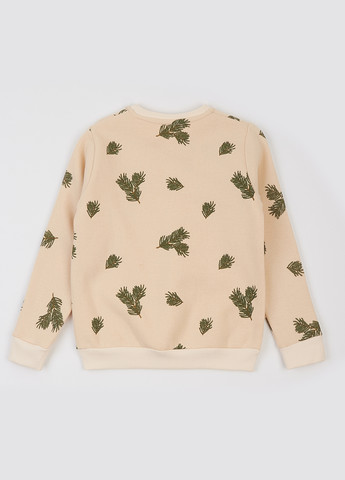 Бежевый свитшот ArDoMi рисунок без декора (307510759)