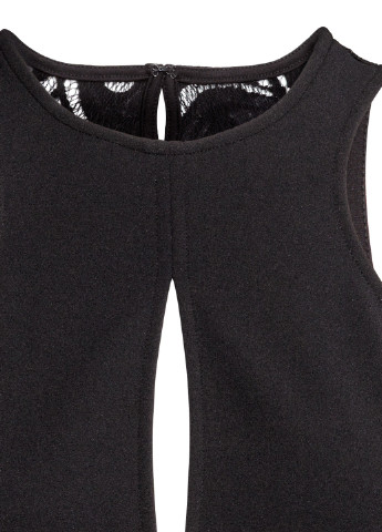 Чорна коктейльна сукня футляр H&M