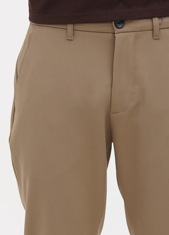 Бежевые кэжуал демисезонные зауженные брюки Minimum