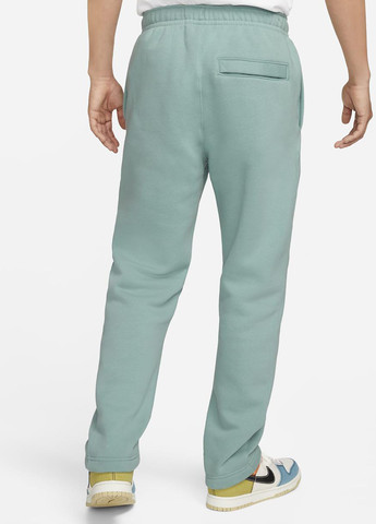 Мятные спортивные демисезонные прямые брюки Nike