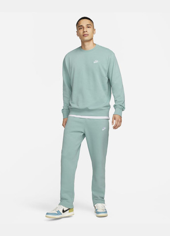 Мятные спортивные демисезонные прямые брюки Nike
