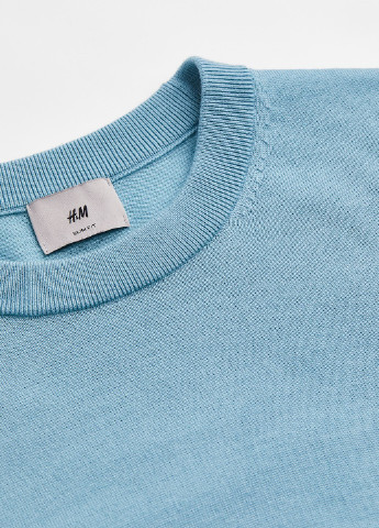 Світло-бірюзовий демісезонний светр H&M