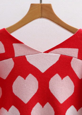 Красный демисезонный кардиган SHEIN