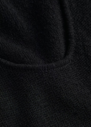 Черное кэжуал платье платье-майка H&M однотонное