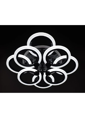 Люстра стельова LED з пультом A2374/4+4S-RGB-bk Чорний 11х45х54 см. Sunnysky (253528097)