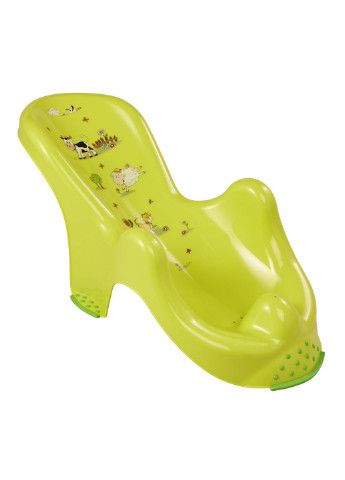 Анатомический лежак для купания Funny Farm зеленый (KEE-8720) Keeeper (218821821)