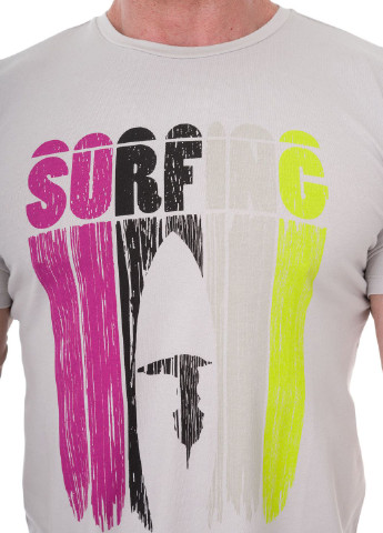 Серая футболка Trussardi Jeans