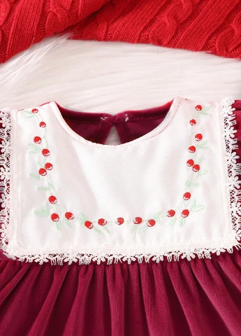 Бордовое платье SHEIN (331624240)