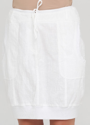 Белая кэжуал однотонная юбка Ruta-S
