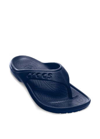 Темно-синие пляжные вьетнамки Crocs