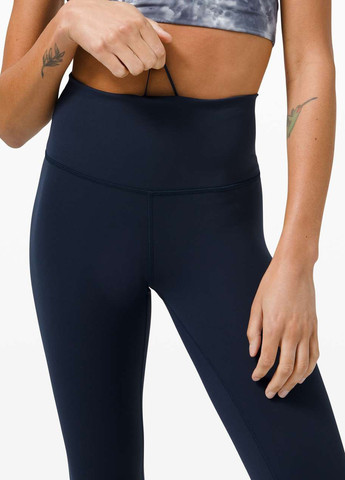 Темно-синие демисезонные леггинсы Lululemon Athletica