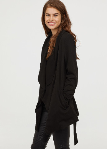 Черное демисезонное Пальто H&M