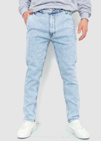 Голубые демисезонные регюлар фит джинсы Ager