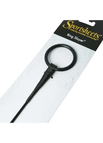 Пляска Ring Slayer Crop Чорний Sportsheets (255611496)