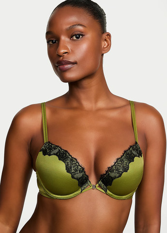 Зеленый демисезонный комплект (бюст, трусики) Victoria's Secret