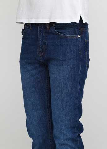 Комбинированные демисезонные со средней талией джинсы Springfield